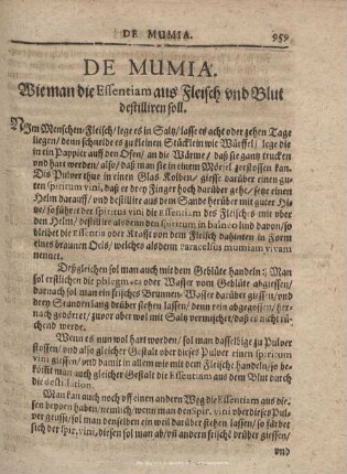 TRACTATUS DE MUMIA.