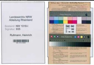 Entnazifizierung Heinrich Rullmann , geb. 16.05.1911 (Schwimmeister)
