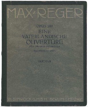 Eine vaterländische Ouvertüre, Op. 140