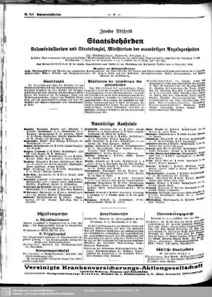 Zweiter Abschnitt Staatsbehörden