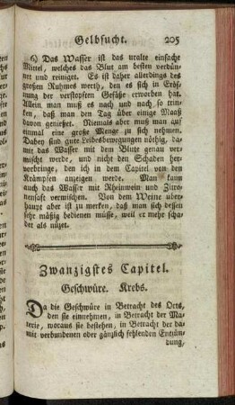 Zwanzigstes Capitel. Geschwüre. Krebs.