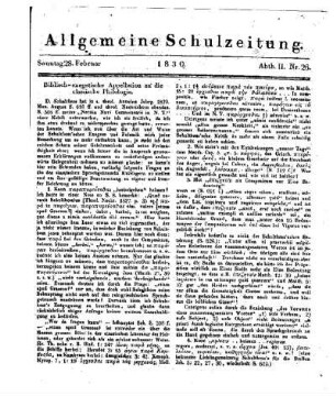 Biblisch-exegetische Appellation an die classische Philologie