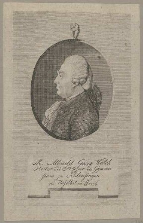 Bildnis des Albrecht Georg Walch
