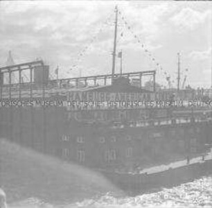 Anlegestelle der "Hamburg-American Line (HAPAG) und des North German Lloyd (NDL), New York