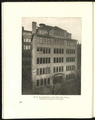 Abb. 246. Verwaltungsgebäude der Firma Robert Bosch, Stuttgart. Ausgeführt von der Firma H. Rek, Stuttgart.