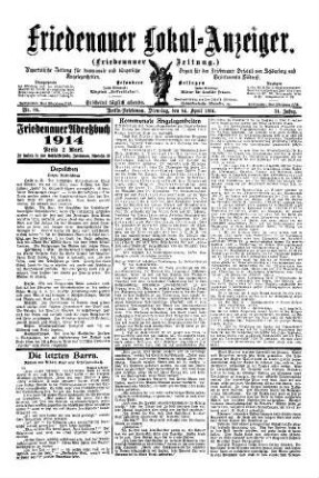 Nr. 86, 14.04.1914