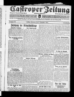 Castroper Zeitung : Rauxeler Neueste Nachrichten : Castroper Anzeiger : Bladenhorster Tageblatt : amtliches Veröffentlichungsblatt für den Landgerichtsbezirk Dortmund, für die Stadt Castrop und die Aemter Rauxel und Bladenhorst