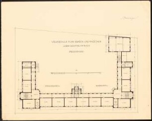 Schule, Ludwigshafen-Friesenheim: Grundriss EG 1:200