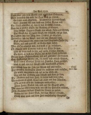 Im April 1758.