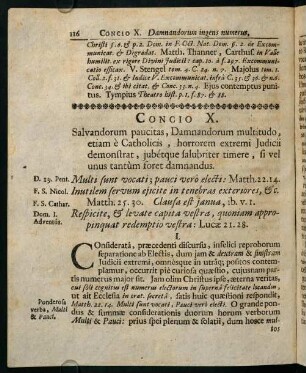 116-133, Concio X.
