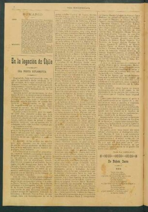 En la legación de Chile