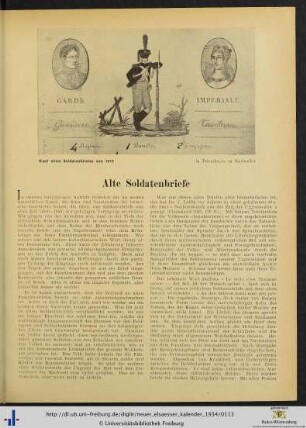 Alte Soldatenbriefe.