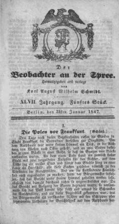 5. Stueck, 31. Januar 1848