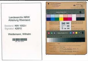 Entnazifizierung Wilhelm Weidemann, geb. 19.04.1904 (Kaufm.Angest.)