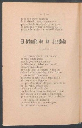 El triunfo de la justicia