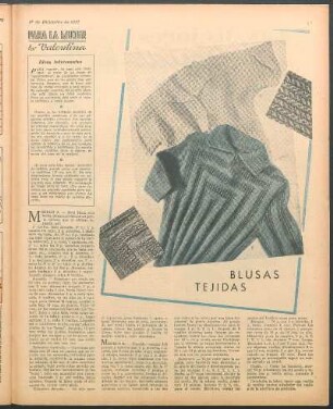 Blusas tejidas : Para la mujer