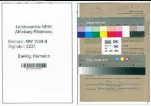 Entnazifizierung Hermann Baving , geb. 03.06.1896 (Bahnbeamter)
