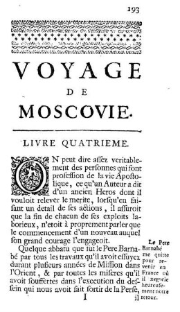 Voyage de Moscovie. Livre quatrième