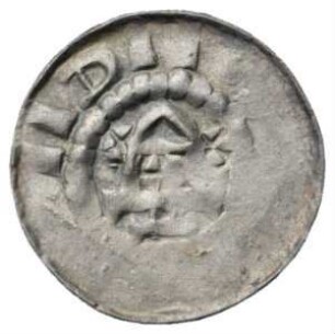Fundmünze, Sachsenpfennig, um 1000 - 1025