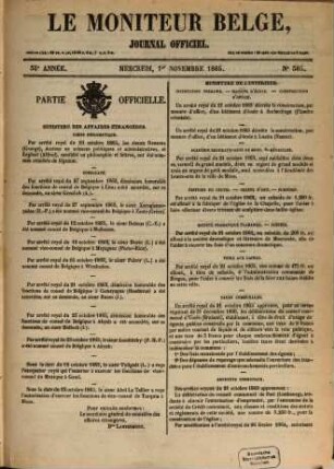 Moniteur belge : journal officiel = Belgisch staatsblad. 1865,11 = Jg. 35