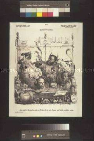 Durcheinander, Nr. 3 - Karikatur der 48er Revolution