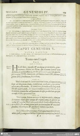 Caput Geneseos V.