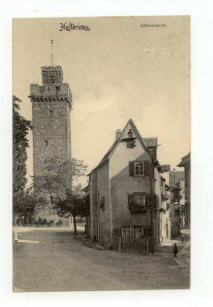 Götzenturm, Götzenturmstraße