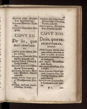 Caput XII. De iis,quae mari innascuntur