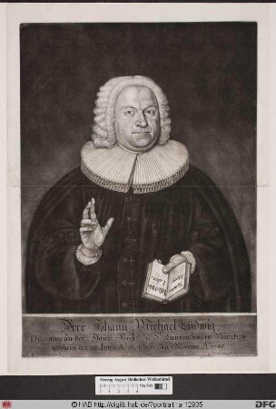 Bildnis Johann Michael Ludwig