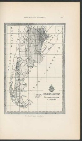 Distribución anual de la lluvia