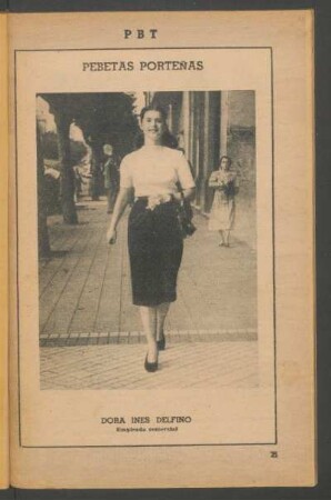 Dora Ines Delfino, empleada comercial - [Fotografía] : Pebetas porteñas
