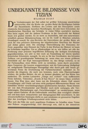 Unbekannte Bildnisse von Tizian