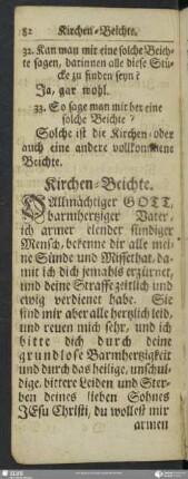 Kirchen-Beichte