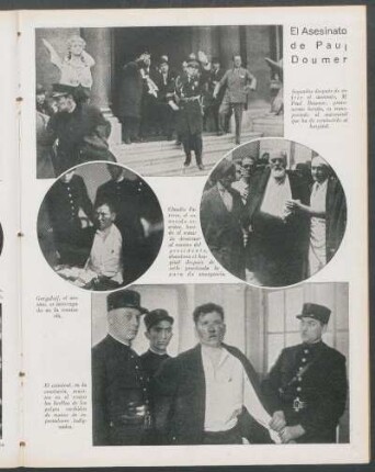El asesinato de Paul Doumer