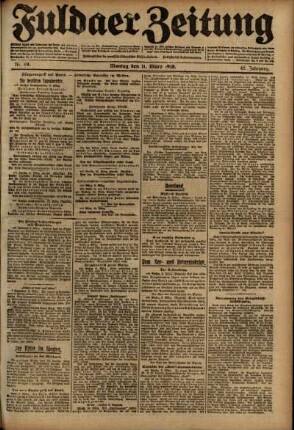 Ausgabe vom Montag, den 11. März 1918.