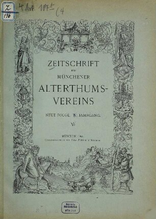 Zeitschrift des Münchener Alterthums-Vereins. 4. 1892