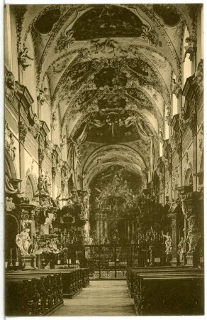 Ossegg. Hochaltar in der Stiftskirche