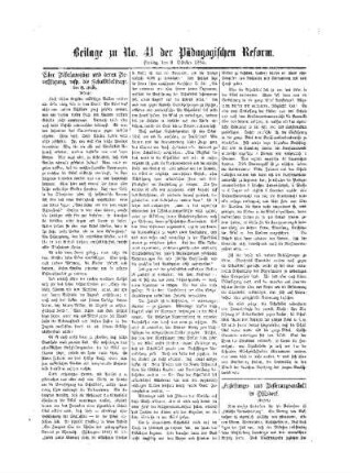 Erziehungs- und Besserungsanstalt in Ohlsdorf : Beilage zu No. 41 der Pädagogischen Reform