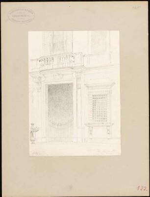 Palazzo Simonetti, Rom: Portal