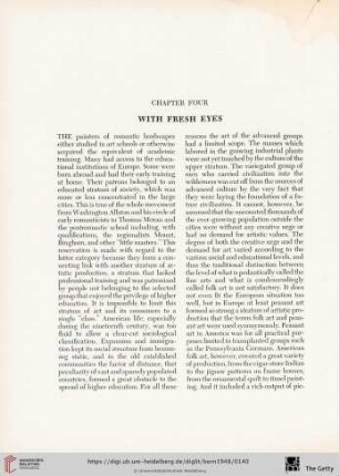 Chapter four: With fresh eyes