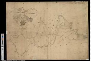 Karte über die Landesgrenze zwischen den Feldmarken Falkenstein und Harzgerode. Grenzabschnitt Nr. XXVII längs des Regierungsbezirks Merseburg