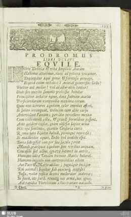 Prodromus Libri Octavi Equile