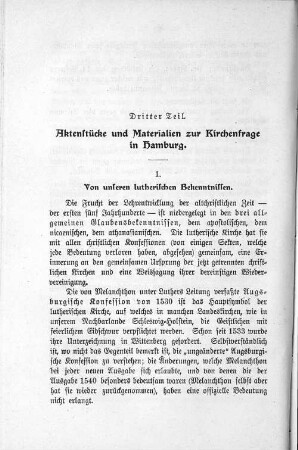 1. Von unseren lutherischen Bekenntnissen.