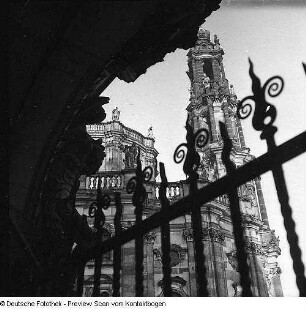 Georgentor (z.T. mit Stadtmodell), Neumarkt, Stallhof, Fürstenzug
