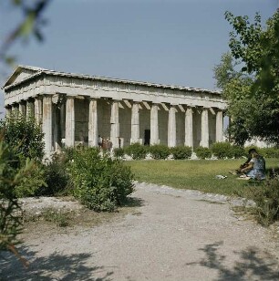 Athen. Tempel des Hephaistos (Hephaisteion). Ansicht von Süd-Westen