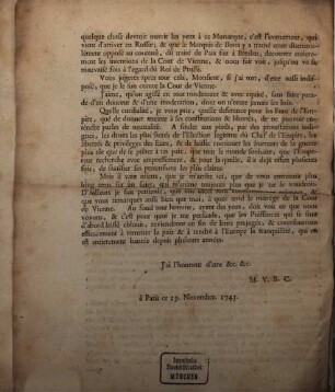 Lettre d'un gentilhomme françois à un de ses amis