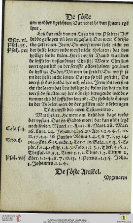 De soeste Artikel
