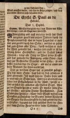 569-580, Das I. - VII. Capitel