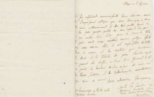 Dorothea von Württemberg an Karoline Luise von Baden (Etupes)