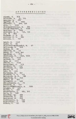 Autorenregister